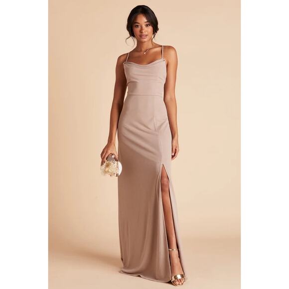 Birdy Grey Dresses & Skirts - Birdy Grey Ash Dress Maxi Bridesmaids Dress Women's Size XS Brown Mauve NWT